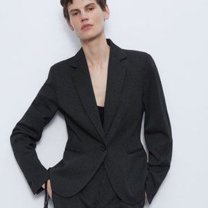 Zara tiny polka dot blazer (NWOT)